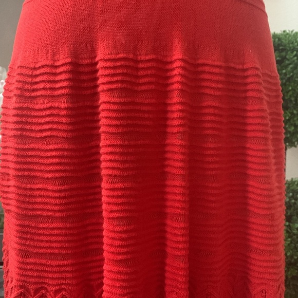 EUC Armani Exchange Red Knit dress. Sz. S/P. No call outs. - Picture 3 of 6